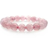 Rose Quartz Bead Bracelet